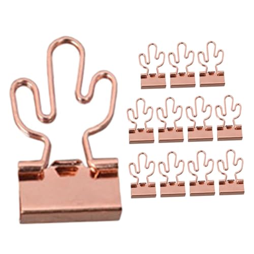SOIMISS 12 Stück Binder Clips aus Metall Rostfrei und Formstabil Vielseitige Büroklammern für Dokumente Notizen Akten und Heimorganisation Praktische Büroklammern für Schreibwaren und von SOIMISS