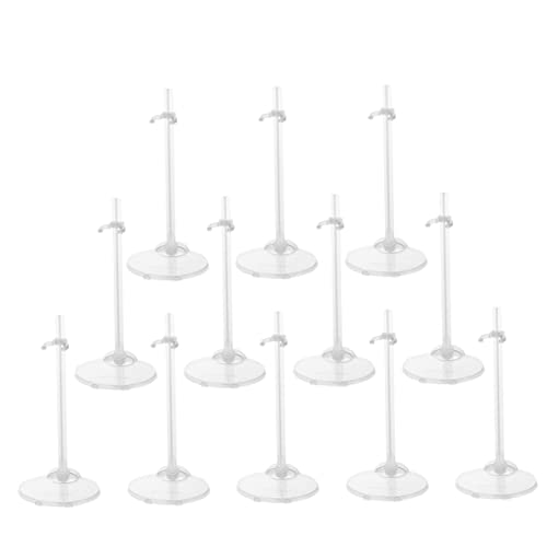 SOIMISS 12 Stück Doll Display Stand Teilig Klarer Puppenständer mit Verstellbarem Halter für Puppenpräsentation zur Aufbewahrung für Rollenspiele Stabil und Elegant für Kinderzimmer SOIMISS 12 Stück Doll Display Stand Teilig Klarer Puppenständer mit Verstellbarem Halter für Puppenpräsentation zur Aufbewahrung für Rollenspiele Stabil und Elegant für Kinderzimmer von SOIMISS