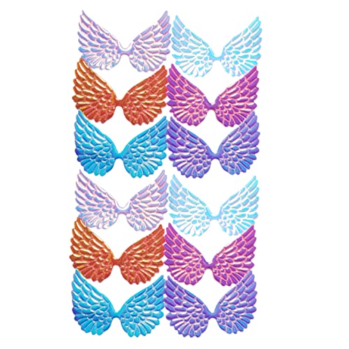 SOIMISS 12 Stück Glitzernde Engel Flügel Patches für DIY Bastelprojekte Iridescente Aufnäher für Haarschmuck Dekoration und Kostüme für Festivals und Kreative Ideen SOIMISS 12 Stück Glitzernde Engel Flügel Patches für DIY Bastelprojekte Iridescente Aufnäher für Haarschmuck Dekoration und Kostüme für Festivals und Kreative Ideen von SOIMISS