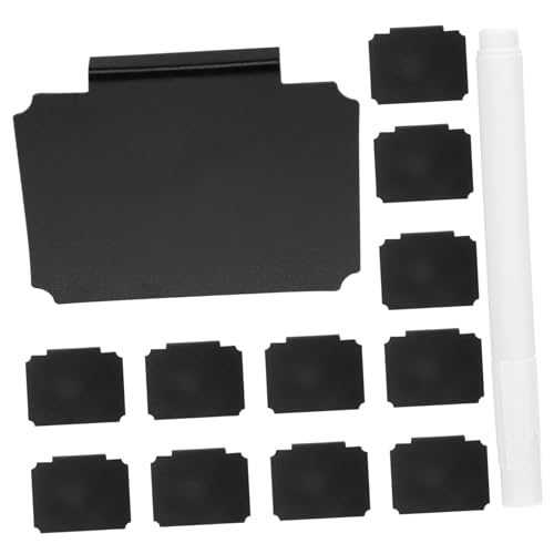 SOIMISS 12 Stück Hängender Korbclip label clip Aufbewahrungsetiketten Beschriftbare Aufbewahrungs-Clips Regal Etikettenclips für Vorratsbehälter groß Clip-on-Etikett Lagerplatzetikett PVC von SOIMISS