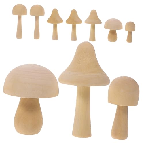 SOIMISS 12 Stück Hölzerne kleine Pilzschmuckstücke Pilzverzierung im Freien Garten Pilze Ornamente Dekorationen Größe winzig Pilzfiguren -Statue Pilz Handwerk Pilzdekoration Holz SOIMISS 12 Stück Hölzerne kleine Pilzschmuckstücke Pilzverzierung im Freien Garten Pilze Ornamente Dekorationen Größe winzig Pilzfiguren -Statue Pilz Handwerk Pilzdekoration Holz von SOIMISS