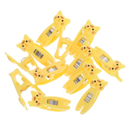 SOIMISS 12 Stück Katzenförmige Büroklammern Multifunktionale Memo Clips für Notizen Snack Beutelverschlüsse und Schreibtisch Organizer für Frische Snacks und Kreative Bürogestaltung von SOIMISS