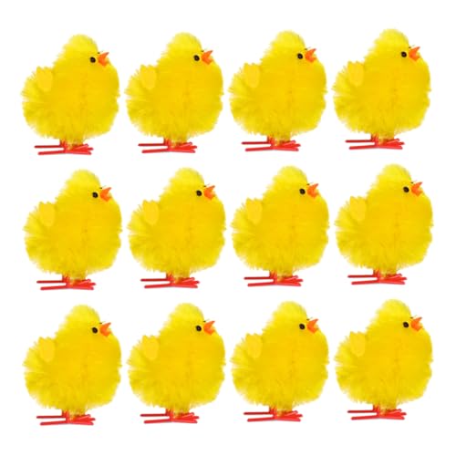 SOIMISS 12 Stück Osterdekoration Küken Ostereierfüller Lustiges Küken Osterküken Partyspielzeug Osterornament Gelbe Chemiefaser Und Kunststoff SOIMISS 12 Stück Osterdekoration Küken Ostereierfüller Lustiges Küken Osterküken Partyspielzeug Osterornament Gelbe Chemiefaser Und Kunststoff von SOIMISS