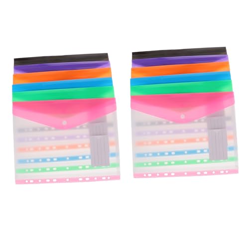 SOIMISS 12 Stück Teiliges Bunte Dokumentenhüllen Halbtransparente Blinder File Folder Wasserfeste Robuste Sammelmappen für Büro Schule und Reisen Langlebige Ordnertaschen SOIMISS 12 Stück Teiliges Bunte Dokumentenhüllen Halbtransparente Blinder File Folder Wasserfeste Robuste Sammelmappen für Büro Schule und Reisen Langlebige Ordnertaschen von SOIMISS
