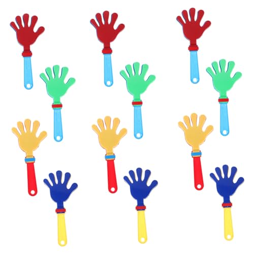 SOIMISS 12 Stück Teiliges Bunte Kunststoff Handklapper Hand Noisemaker Kinderparty Leicht Sicher für Geeignet Fördert Aufmerksamkeit und Gehirnentwicklung Zufällige Farbe Zufällige Farbe SOIMISS 12 Stück Teiliges Bunte Kunststoff Handklapper Hand Noisemaker Kinderparty Leicht Sicher für Geeignet Fördert Aufmerksamkeit und Gehirnentwicklung Zufällige Farbe Zufällige Farbe von SOIMISS