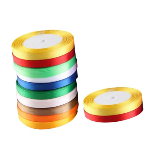 SOIMISS 12 Stück Teiliges Geschenkband aus Satin polyester Langlebige Geschenkverpackungsschleifen für Hochzeit Partydekoration DIY Basteln Farblich Gemischt Zufällige Zufällige Farbe SOIMISS 12 Stück Teiliges Geschenkband aus Satin polyester Langlebige Geschenkverpackungsschleifen für Hochzeit Partydekoration DIY Basteln Farblich Gemischt Zufällige Zufällige Farbe von SOIMISS