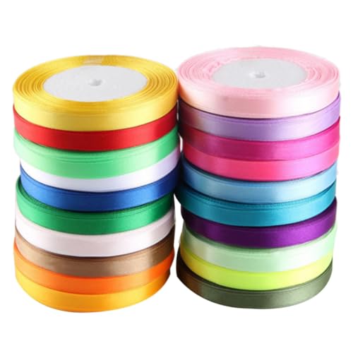 SOIMISS 12 Stück Teiliges Grosgrain Satin Geschenkband Breites Seidiges Polyesterband in Zufälligen Farben für Geschenkverpackung DIY Schleifen Hochzeits und Zufällige Zufällige Farbe SOIMISS 12 Stück Teiliges Grosgrain Satin Geschenkband Breites Seidiges Polyesterband in Zufälligen Farben für Geschenkverpackung DIY Schleifen Hochzeits und Zufällige Zufällige Farbe von SOIMISS