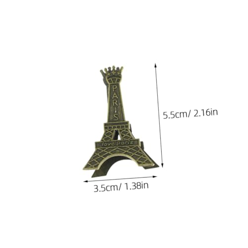 SOIMISS 12 Stück Teiliges Metall Memo Clips in Eiffelturm Form Kreative Tischhalter für Fotos Notizen und Visitenkarten Wiederverwendbare Büro und Partydekoration von SOIMISS