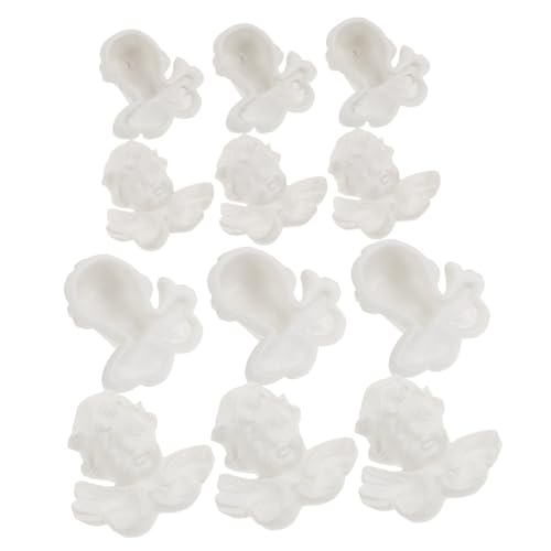 SOIMISS 12 Stück Teiliges Miniatur Engelkopf Dekorationsset aus Leichtem Detailreiche Dekofiguren für Babyparty Tischdeko und Partygeschenke als Shower Mitbringsel SOIMISS 12 Stück Teiliges Miniatur Engelkopf Dekorationsset aus Leichtem Detailreiche Dekofiguren für Babyparty Tischdeko und Partygeschenke als Shower Mitbringsel von SOIMISS