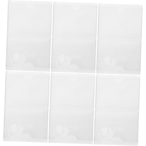 SOIMISS 12 Stück Teiliges Selbstklebendes Transparentes Kartenhalter aus Robustem PVC Wasserabweisende Etikettenhüllen Einfache Beschriftung für Büro Schule und Zuhause SOIMISS 12 Stück Teiliges Selbstklebendes Transparentes Kartenhalter aus Robustem PVC Wasserabweisende Etikettenhüllen Einfache Beschriftung für Büro Schule und Zuhause von SOIMISS