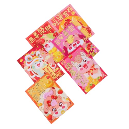 SOIMISS 120 Stück Cartoon-rotes Paket Hong Bao Geldtasche Zum Chinesischen Neujahr Frühlingsfest Glücksgeldtasche Neujahr Hongbao Traditionelle Chinesische Rote Umschläge Papier SOIMISS 120 Stück Cartoon-rotes Paket Hong Bao Geldtasche Zum Chinesischen Neujahr Frühlingsfest Glücksgeldtasche Neujahr Hongbao Traditionelle Chinesische Rote Umschläge Papier von SOIMISS