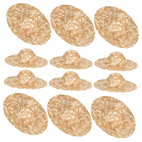 SOIMISS 12Stücke Mini Strohhüte Handgefertigte Puppenhüte für DIY Dekoration und Kostümzubehör Kleine Robuste und Leichte Miniaturhüte für Puppen und Kreative Projekte SOIMISS 12Stücke Mini Strohhüte Handgefertigte Puppenhüte für DIY Dekoration und Kostümzubehör Kleine Robuste und Leichte Miniaturhüte für Puppen und Kreative Projekte von SOIMISS