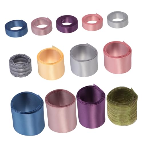 SOIMISS 13 Stück Teiliges DIY Ripsband Set für Haarschmuck und Geschenkverpackung Langlebige Farbintensive Bänder für Handgefertigte Haarbänder und Festliche Dekorationen SOIMISS 13 Stück Teiliges DIY Ripsband Set für Haarschmuck und Geschenkverpackung Langlebige Farbintensive Bänder für Handgefertigte Haarbänder und Festliche Dekorationen von SOIMISS