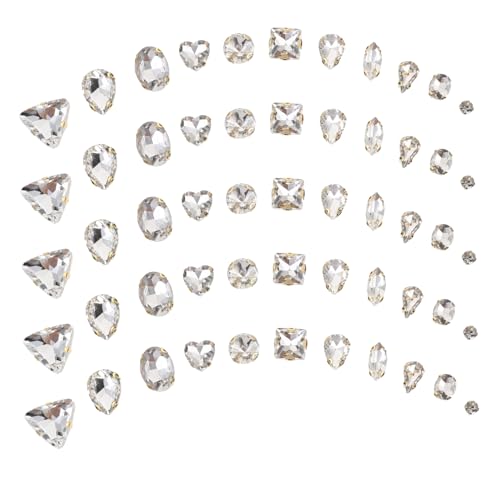 SOIMISS 130 Stück Teiliges Glas Klauen Strasssteine Weiß zum Aufnähen Dekorative Kleine Strasssteine für Kleidung Taschen Brautmode und DIY Schmuck Zubehör SOIMISS 130 Stück Teiliges Glas Klauen Strasssteine Weiß zum Aufnähen Dekorative Kleine Strasssteine für Kleidung Taschen Brautmode und DIY Schmuck Zubehör von SOIMISS