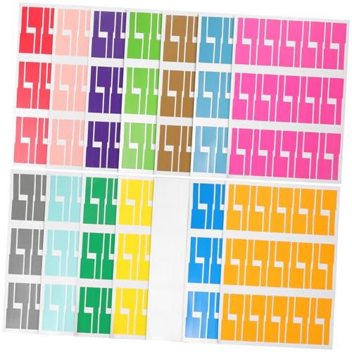 SOIMISS 14 Blatt Farbenfrohe Kabelbeschriftungen Selbstklebende für Kabelorganisation im Büro und Zuhause für Computer Ladegeräte und Ethernet Kabel Leicht zu Identifizieren SOIMISS 14 Blatt Farbenfrohe Kabelbeschriftungen Selbstklebende für Kabelorganisation im Büro und Zuhause für Computer Ladegeräte und Ethernet Kabel Leicht zu Identifizieren von SOIMISS