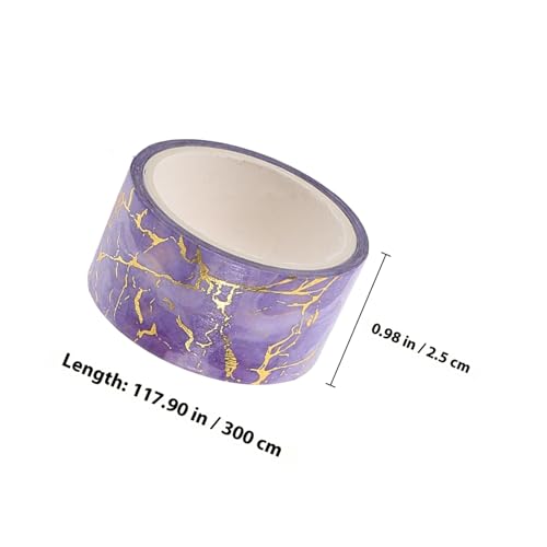 SOIMISS 14 Rollen Marmor Washi Tape Selbstklebend DIY Dekoband für Scrapbooking Notizbücher Planer Basteln Farbiges Dekoratives Klebeband für Handwerk und Geschenkverpackung von SOIMISS