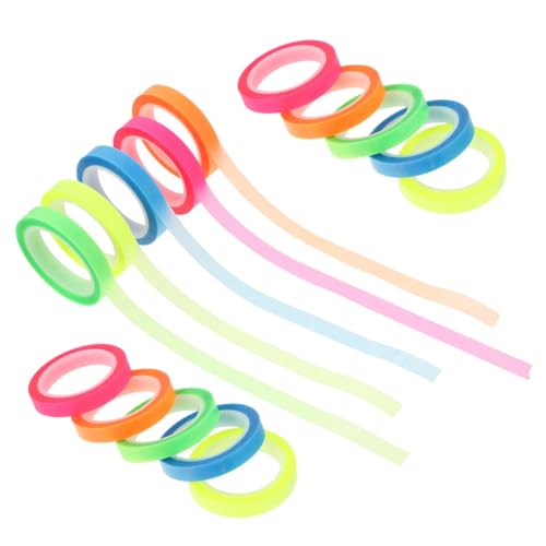 SOIMISS 15 Rollen Farbiges Transparentes Selbstklebendes Markierungsband Wasserfestes Highlight Tape Praktische Haftnotizen für Büro Schule und DIY Vielseitige Haftstreifen SOIMISS 15 Rollen Farbiges Transparentes Selbstklebendes Markierungsband Wasserfestes Highlight Tape Praktische Haftnotizen für Büro Schule und DIY Vielseitige Haftstreifen von SOIMISS
