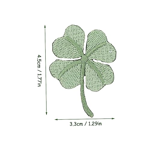 SOIMISS 15 Stück Teiliges Bestickte Kleeblatt Patches Aufnäher zum Aufnähen und DIY Kleidung Reparatur Dekoration Selbstklebend für Hosen Jeans Jacken Taschen SOIMISS 15 Stück Teiliges Bestickte Kleeblatt Patches Aufnäher zum Aufnähen und DIY Kleidung Reparatur Dekoration Selbstklebend für Hosen Jeans Jacken Taschen von SOIMISS