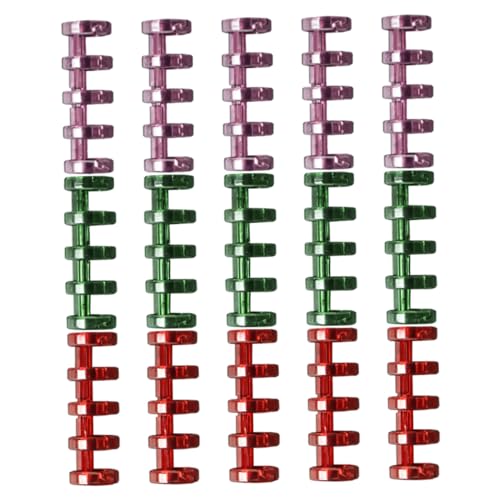 SOIMISS 15 Stück Teiliges Fünf Loch Binder für Kreative Scrapbooking Geeignet für Loseblatt Ordner und Notizbücher Burgunderrot und Rauchrosa SOIMISS 15 Stück Teiliges Fünf Loch Binder für Kreative Scrapbooking Geeignet für Loseblatt Ordner und Notizbücher Burgunderrot und Rauchrosa von SOIMISS