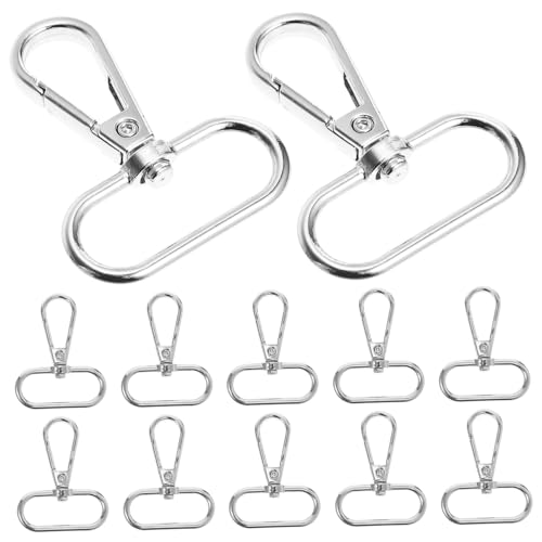 SOIMISS 15 Stück Teiliges Zinklegierung Drehbarer Karabinerverschluss Innendurchmesser Silber für DIY Schlüsselanhänger Armbandverschlüsse und Schmuckherstellung SOIMISS 15 Stück Teiliges Zinklegierung Drehbarer Karabinerverschluss Innendurchmesser Silber für DIY Schlüsselanhänger Armbandverschlüsse und Schmuckherstellung von SOIMISS