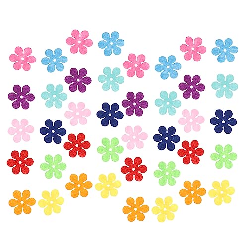 SOIMISS 150 Stück DIY Blumen Aufnäher Set Kreative Applikationen für Kleidung Handgemachte Dekorationen für Bastelprojekte mit Blüten Kirschblüten und Blüten von SOIMISS