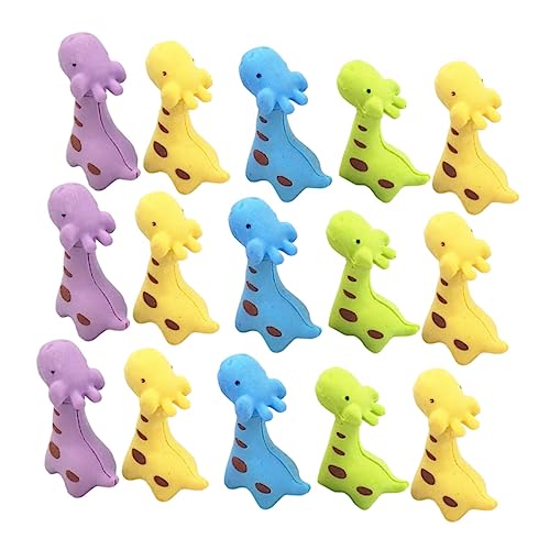 SOIMISS 15Stücke Abnehmbare Mini Radiergummis mit Bunten Tiermotiven als für Klassenzimmerpreise Zufällige Farben und Perfektes Mitgebsel für Partys von SOIMISS