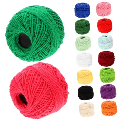SOIMISS 16 Rollen Kreuzstichfaden embroidery handwerkskunst dekoration baumwoll putztuch dekoringe kreuzen Stickgarn Baumwollnähfäden Stoff Nähfäden für Nähmaschinen DIY Nähset Baumwolle von SOIMISS