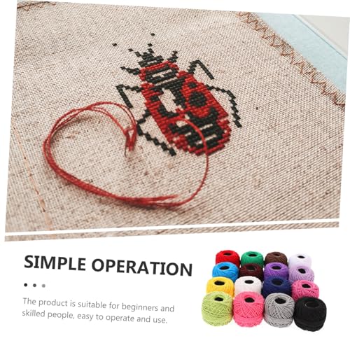 SOIMISS 16 Rollen Teiliges Stickgarn Set Bunte Baumwollfäden Kreuzstich Sticktwist Farbenfrohe Handarbeitsgarne für DIY Bastelbedarf Geschenkherstellung Zuhause Zufällige Zufällige Farbe SOIMISS 16 Rollen Teiliges Stickgarn Set Bunte Baumwollfäden Kreuzstich Sticktwist Farbenfrohe Handarbeitsgarne für DIY Bastelbedarf Geschenkherstellung Zuhause Zufällige Zufällige Farbe von SOIMISS