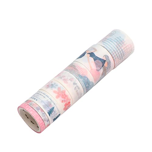 SOIMISS 16 Rollen Washi Tape Dekoratives Klebeband Washi Papier für Scrapbooking Notizbuch Kalender und DIY Projekte Kreative Buchaufkleber und Sticker für und Bastelideen von SOIMISS