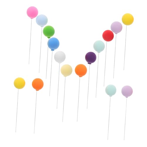 SOIMISS 16 Stück Ballon-kuchenaufsätze: Mini-cupcake-topper, Diy-kucheneinsatz, Cocktail-picker, Vorspeisen, Zahnstocher Für Geburtstags-, Babyparty- Und Hochzeitsfeier-dekorationen SOIMISS 16 Stück Ballon-kuchenaufsätze: Mini-cupcake-topper, Diy-kucheneinsatz, Cocktail-picker, Vorspeisen, Zahnstocher Für Geburtstags-, Babyparty- Und Hochzeitsfeier-dekorationen von SOIMISS