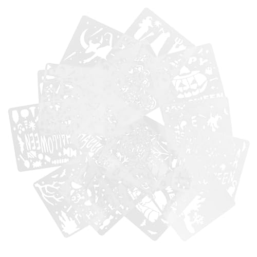 SOIMISS 16 Stück Teiliges Halloween Schablonen Wiederverwendbare Malvorlagen für DIY Projekte für Wanddekoration Stoffmalerei und Bastelarbeiten SOIMISS 16 Stück Teiliges Halloween Schablonen Wiederverwendbare Malvorlagen für DIY Projekte für Wanddekoration Stoffmalerei und Bastelarbeiten von SOIMISS