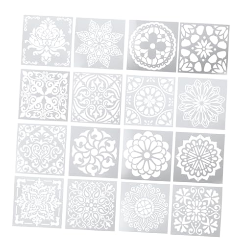SOIMISS 16 Stück Teiliges Mandala Schablonen aus Premium Pet Wiederverwendbar Geruchlos Vielseitig für Wände Böden DIY Basteln für und Kreative Dekoration SOIMISS 16 Stück Teiliges Mandala Schablonen aus Premium Pet Wiederverwendbar Geruchlos Vielseitig für Wände Böden DIY Basteln für und Kreative Dekoration von SOIMISS