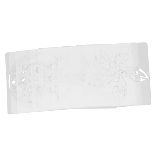 SOIMISS 16 Stück Teiliges Mandala Stencils aus Langlebigem Pet Wiederverwendbare Blumen Schablonen mit Feiner Verarbeitung Glatten Kanten für DIY Malerei Kreative Anfänger Geeignet von SOIMISS