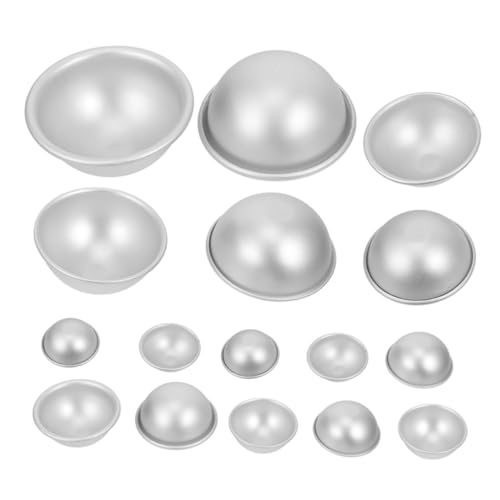SOIMISS 16 Stück Teiliges Metall badebomben formen Glatte Runde Salz Seifenball moulds Einfach zu Entformen Langlebig Vielseitig für DIY Badekugeln und Badezusatz Wiederverwendbar Leicht SOIMISS 16 Stück Teiliges Metall badebomben formen Glatte Runde Salz Seifenball moulds Einfach zu Entformen Langlebig Vielseitig für DIY Badekugeln und Badezusatz Wiederverwendbar Leicht von SOIMISS