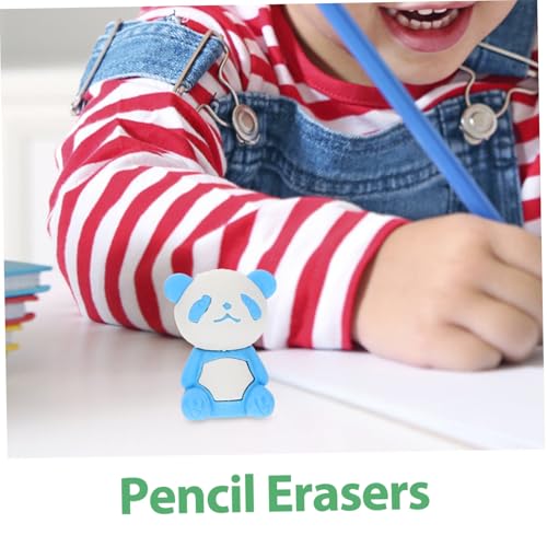 SOIMISS 16 Stück Teiliges Panda Radiergummi Bunte Cartoon Tier Radierer Lustiges für Praktische Schreibkorrektur und Kreatives für Jungen und Mädchen Zufällige Farbe Zufällige Farbe von SOIMISS