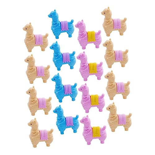 SOIMISS 16Stücke Radiergummis Cartoon Lama Radierer für Kreative Projekte Geschenkset für Schule und Dekorative Schulmaterialien Zufälligen Farben von SOIMISS