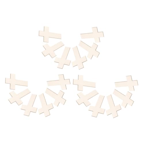 SOIMISS 18 Stück Teiliges Holzkreuz Deko zum Bemalen Holzscheiben für DIY Bastelprojekte Naturbelassene Leichte Holzornamente für Religiöse Dekoration und Spirituelle Wohnaccessoires SOIMISS 18 Stück Teiliges Holzkreuz Deko zum Bemalen Holzscheiben für DIY Bastelprojekte Naturbelassene Leichte Holzornamente für Religiöse Dekoration und Spirituelle Wohnaccessoires von SOIMISS