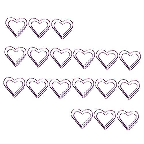 SOIMISS 18 Stück Teiliges Kreative Herz Papierclips aus Metall Praktische und Dekorative Büroklammern für Schule Zuhause und Büro für Diy Fotos und Dokumente SOIMISS 18 Stück Teiliges Kreative Herz Papierclips aus Metall Praktische und Dekorative Büroklammern für Schule Zuhause und Büro für Diy Fotos und Dokumente von SOIMISS