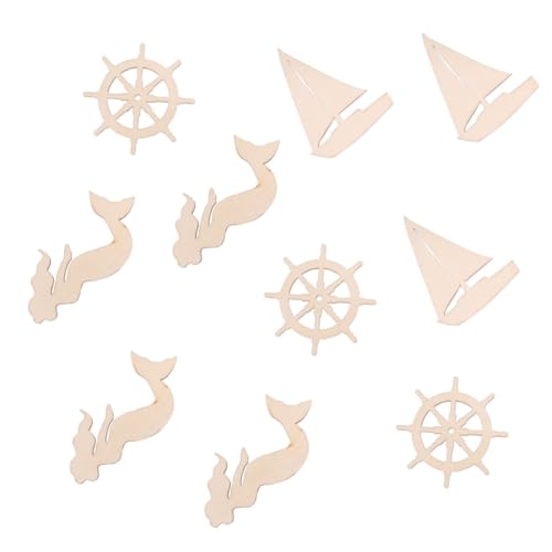 SOIMISS 18 Stück Teiliges Unvollendetes Holz deko Schiffsruder Segelboot und Meerjungfrau Formen Leichtes DIY bastelmaterial für Malen Kreative Wand Partydekoration im Maritimen Stil SOIMISS 18 Stück Teiliges Unvollendetes Holz deko Schiffsruder Segelboot und Meerjungfrau Formen Leichtes DIY bastelmaterial für Malen Kreative Wand Partydekoration im Maritimen Stil von SOIMISS