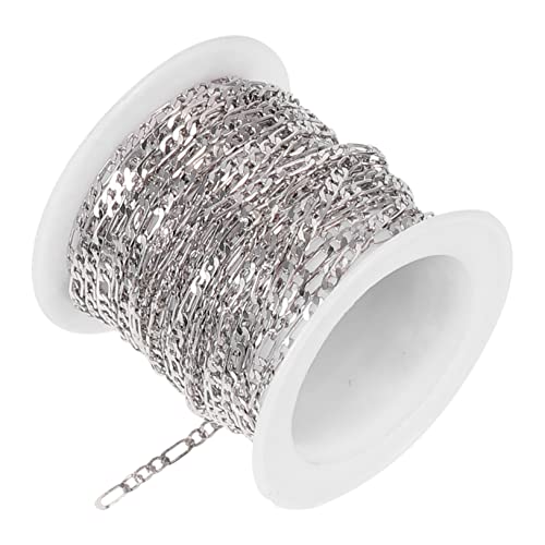 SOIMISS 1Rolle DIY Kupfer Halskette Kette Schmuckzubehör für Handwerk Glatte Oberfläche Langlebig für Kreative Projekte und für Bastelfans SOIMISS 1Rolle DIY Kupfer Halskette Kette Schmuckzubehör für Handwerk Glatte Oberfläche Langlebig für Kreative Projekte und für Bastelfans von SOIMISS