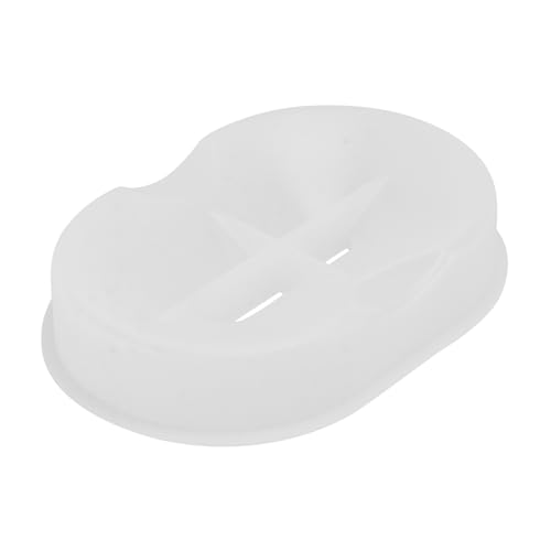 SOIMISS 1Stück Ellipse Silikon Seifenkastenform DIY Mold für Seifenaufbewahrung Zufälliger Stil Langlebiges Material für Projekte und an DIY von SOIMISS