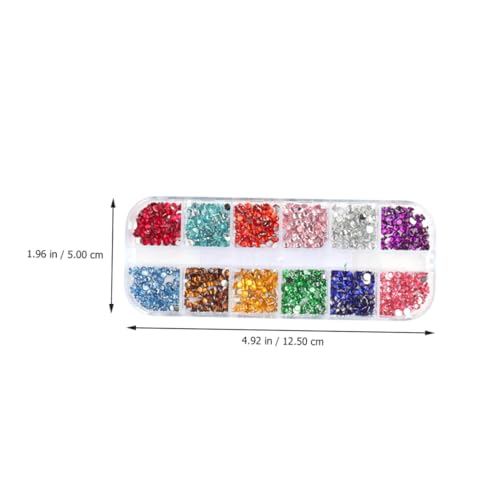 SOIMISS 2 Boxen Boxen Nagelkunst Dekorationen Bunte Flache Resin Strasssteine Nail Art Zubehör für DIY Manicure Schmuck Sicher Langlebig Schnell Anzubringen für Familie und Partys SOIMISS 2 Boxen Boxen Nagelkunst Dekorationen Bunte Flache Resin Strasssteine Nail Art Zubehör für DIY Manicure Schmuck Sicher Langlebig Schnell Anzubringen für Familie und Partys von SOIMISS