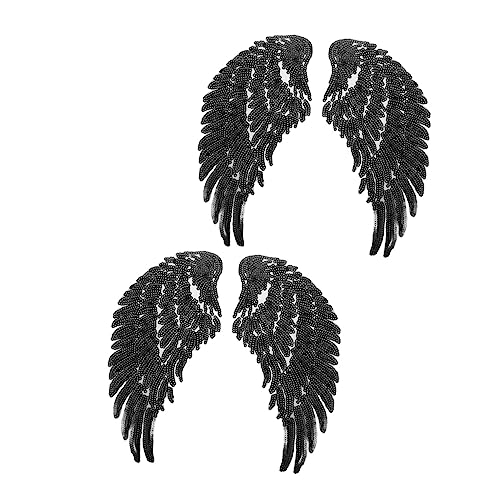 SOIMISS 2 Paare Pailletten Aufnäher Engel Flügel Patch zum Aufnähen und DIY Kleidung Dekoration Feine Stickerei für Jacken Röcke Schuhe und Handwerksprojekte SOIMISS 2 Paare Pailletten Aufnäher Engel Flügel Patch zum Aufnähen und DIY Kleidung Dekoration Feine Stickerei für Jacken Röcke Schuhe und Handwerksprojekte von SOIMISS