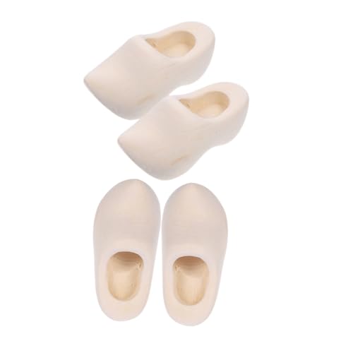 SOIMISS 2 Paare Zubehör für Holzschuhmodelle kleine für holzspielzeug Holzornament Schuhe Mini-Schuhspielzeug Puppenhauszubehör Miniatur Klompen hölzern Khaki SOIMISS 2 Paare Zubehör für Holzschuhmodelle kleine für holzspielzeug Holzornament Schuhe Mini-Schuhspielzeug Puppenhauszubehör Miniatur Klompen hölzern Khaki von SOIMISS