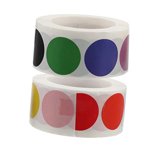 SOIMISS 2 Rollen Bunte Punktetiketten Selbstklebende Scrapbooking Sticker pro Rolle Dekorieren von Notizbüchern für Partys Farbige Aufkleber für DIY Projekte SOIMISS 2 Rollen Bunte Punktetiketten Selbstklebende Scrapbooking Sticker pro Rolle Dekorieren von Notizbüchern für Partys Farbige Aufkleber für DIY Projekte von SOIMISS