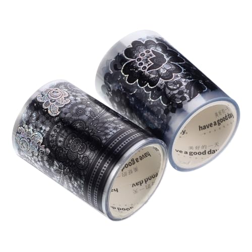 SOIMISS 2 Rollen Dekoratives Spitzen Klebeband Pet Zuschneidbar Vielseitig für Scrapbooking DIY Bastelprojekte Planer und Geschenkdekoration Langlebig für Handbücher und Alben SOIMISS 2 Rollen Dekoratives Spitzen Klebeband Pet Zuschneidbar Vielseitig für Scrapbooking DIY Bastelprojekte Planer und Geschenkdekoration Langlebig für Handbücher und Alben von SOIMISS