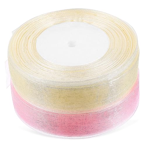 SOIMISS 2 Rollen Schneeflocken Transparentes Geschenkband für Hochzeiten Weihnachten Thanksgiving und Bastelprojekte für Dekoration und Verpackung SOIMISS 2 Rollen Schneeflocken Transparentes Geschenkband für Hochzeiten Weihnachten Thanksgiving und Bastelprojekte für Dekoration und Verpackung von SOIMISS