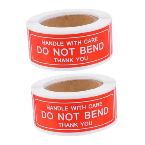 SOIMISS 2 Rollen Selbstklebende Fragile Aufkleber Je Warnetiketten für Verpackung Versand Lagerung Zerbrechlich Handle With Care Hinweis SOIMISS 2 Rollen Selbstklebende Fragile Aufkleber Je Warnetiketten für Verpackung Versand Lagerung Zerbrechlich Handle With Care Hinweis von SOIMISS
