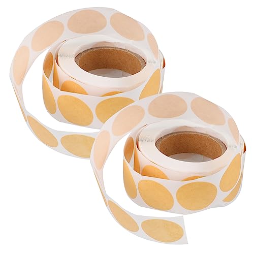 SOIMISS 2 Rollen Selbstklebende Runde Kraftpapier Etiketten pro DIY Label Sticker für Geschenke Lager Hochzeit Geburtstag Vielseitige Beschriftung und Dekoration SOIMISS 2 Rollen Selbstklebende Runde Kraftpapier Etiketten pro DIY Label Sticker für Geschenke Lager Hochzeit Geburtstag Vielseitige Beschriftung und Dekoration von SOIMISS