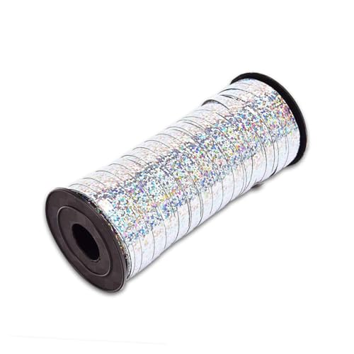 SOIMISS 2 Rollen Yards Glänzende Geschenkband Ballonschnur Dekorative Ballonbänder Farbige Party Hochzeitsdeko Weiß und Silber für Geschenkverpackung und Feierlichkeiten SOIMISS 2 Rollen Yards Glänzende Geschenkband Ballonschnur Dekorative Ballonbänder Farbige Party Hochzeitsdeko Weiß und Silber für Geschenkverpackung und Feierlichkeiten von SOIMISS